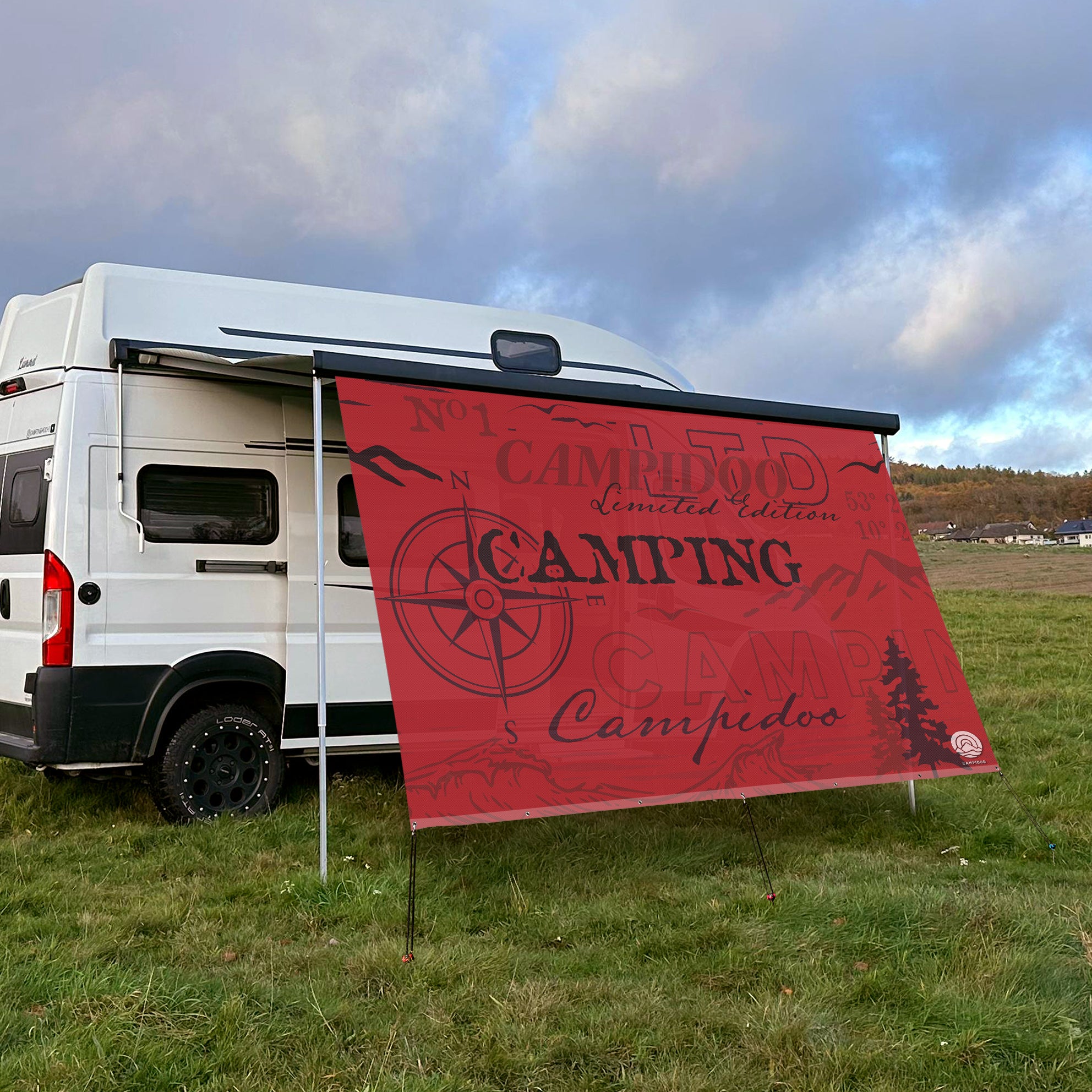 sonnensegel kastenwagen Sonnensegel CAMPIDOO SELECTED Rot