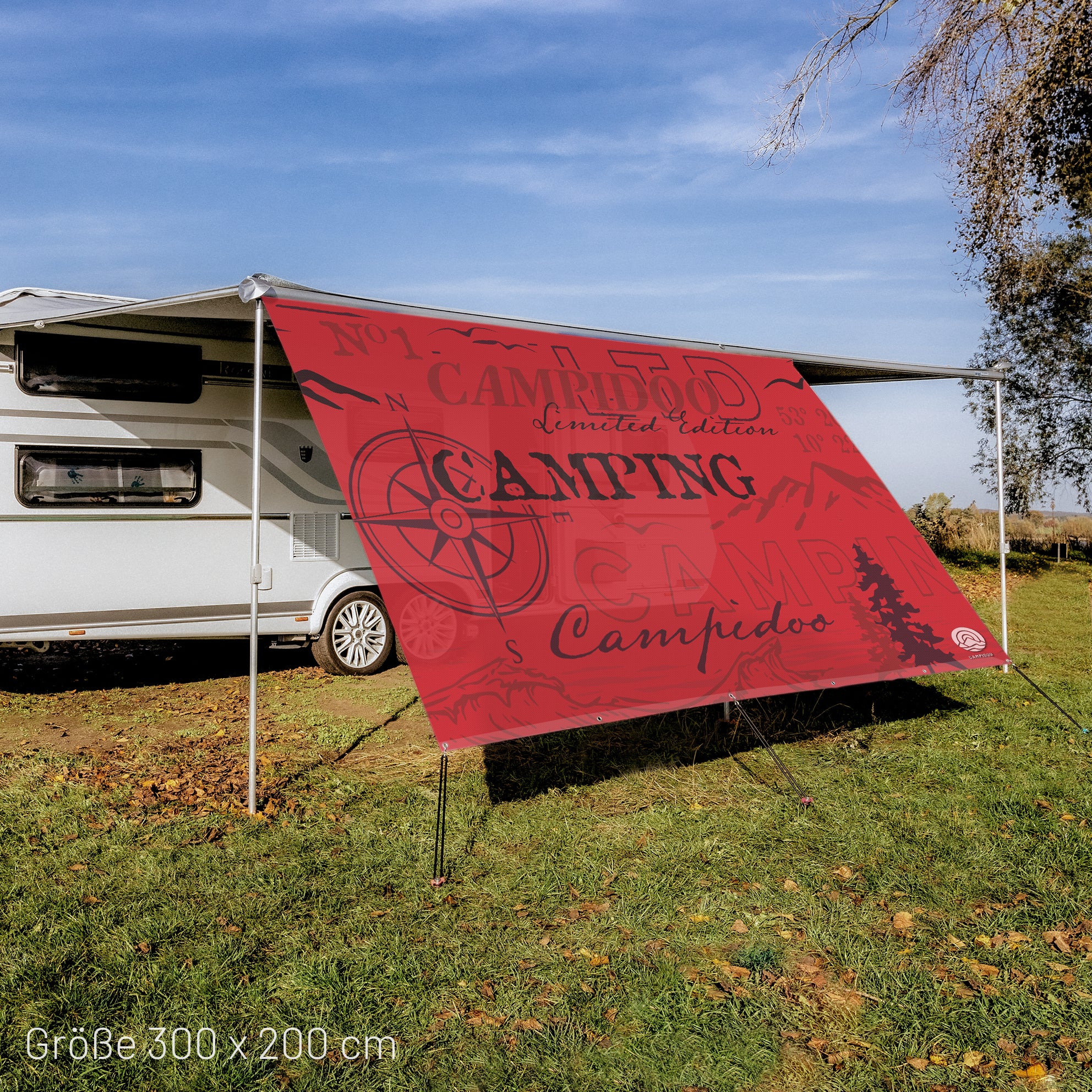 Sonnensegel CAMPIDOO SELECTED Rot