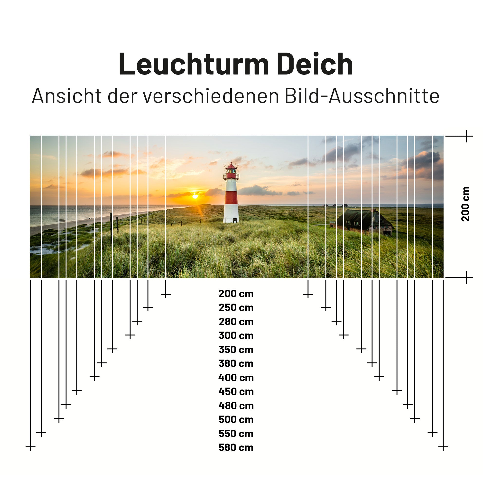 Sonnensegel LEUCHTTURM AM DEICH