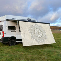 Textile sun sail MANDALA 1 200cm high