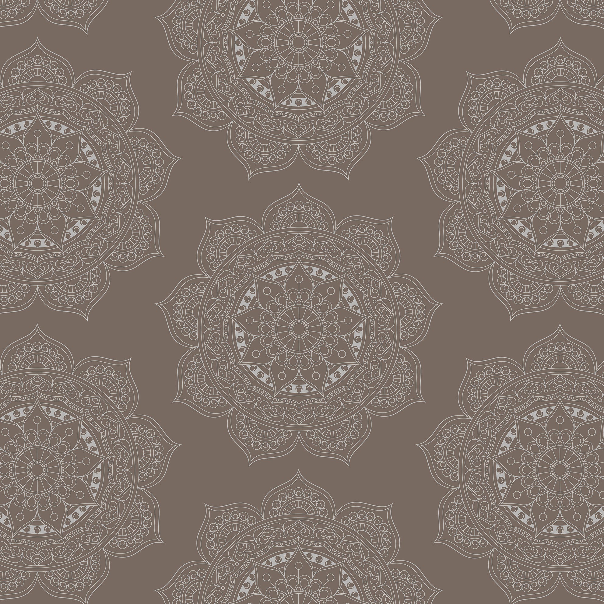 Sonnensegel MANDALA Braun