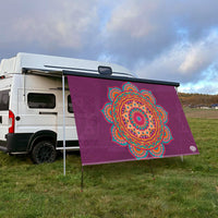 Sonnensegel MANDALA Purple
