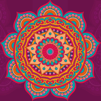Sonnensegel MANDALA Purple