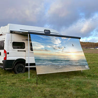Textile sun sail SEA GULL 200cm high