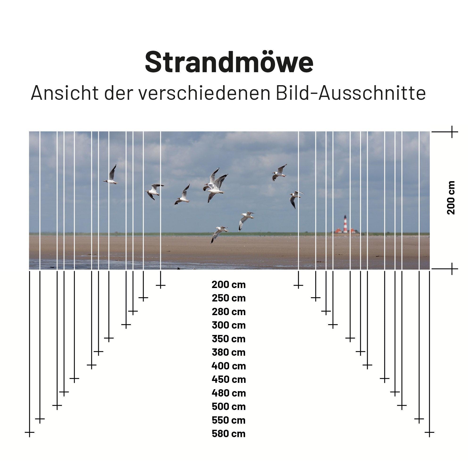 Restposten - Sonnensegel STRANDMÖWE
