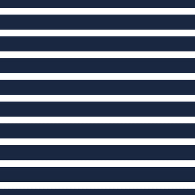Sonnensegel HORIZONT STRIPE Weiß/Navy