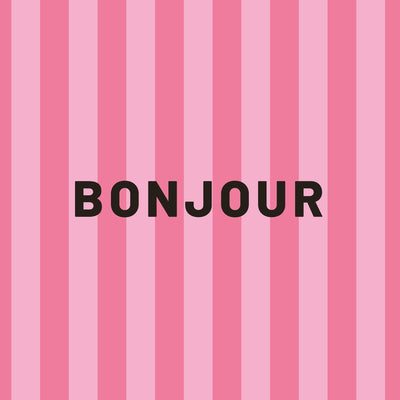 Sonnensegel STRIPE DEIN TEXT Rosa