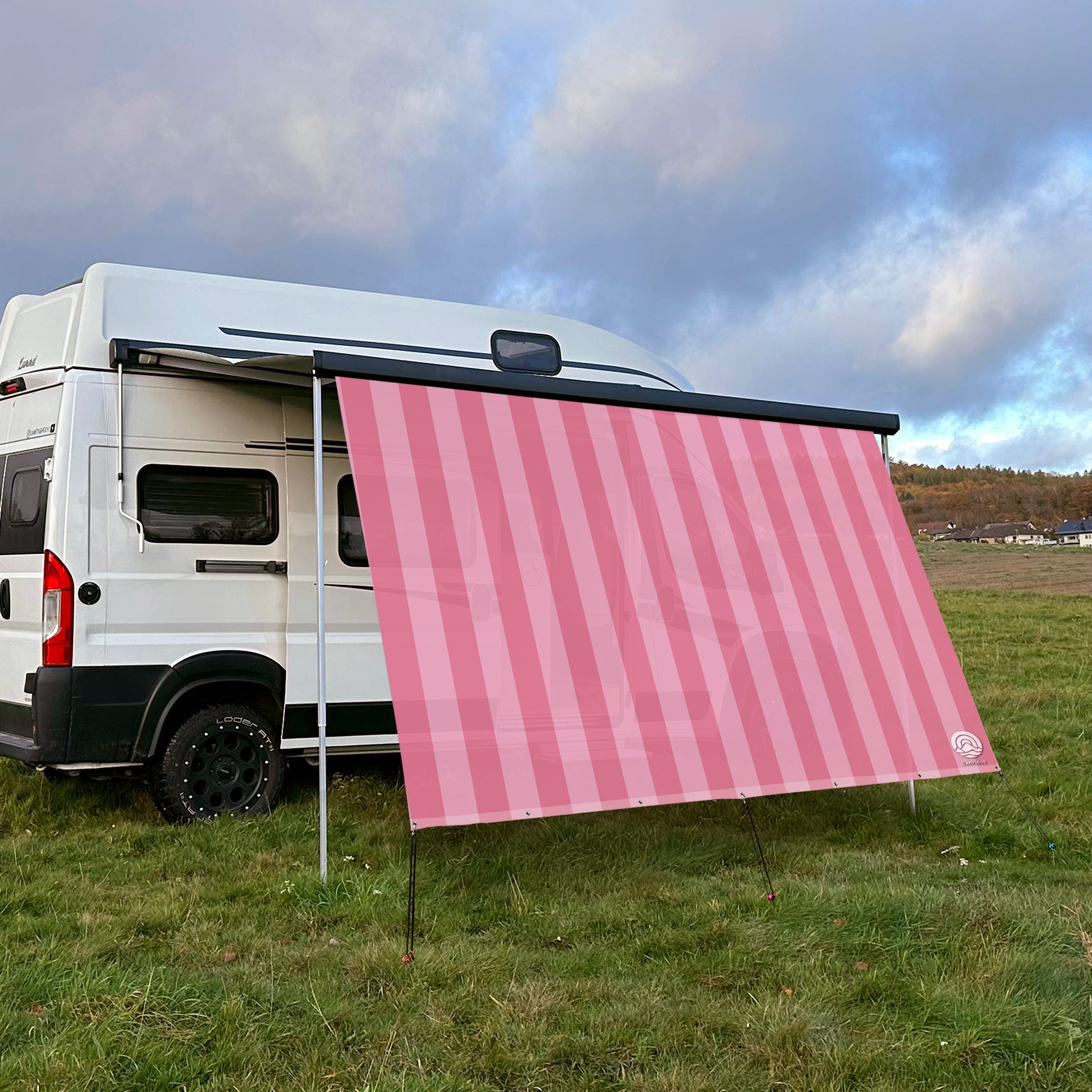 Sonnensegel STRIPE Rosa