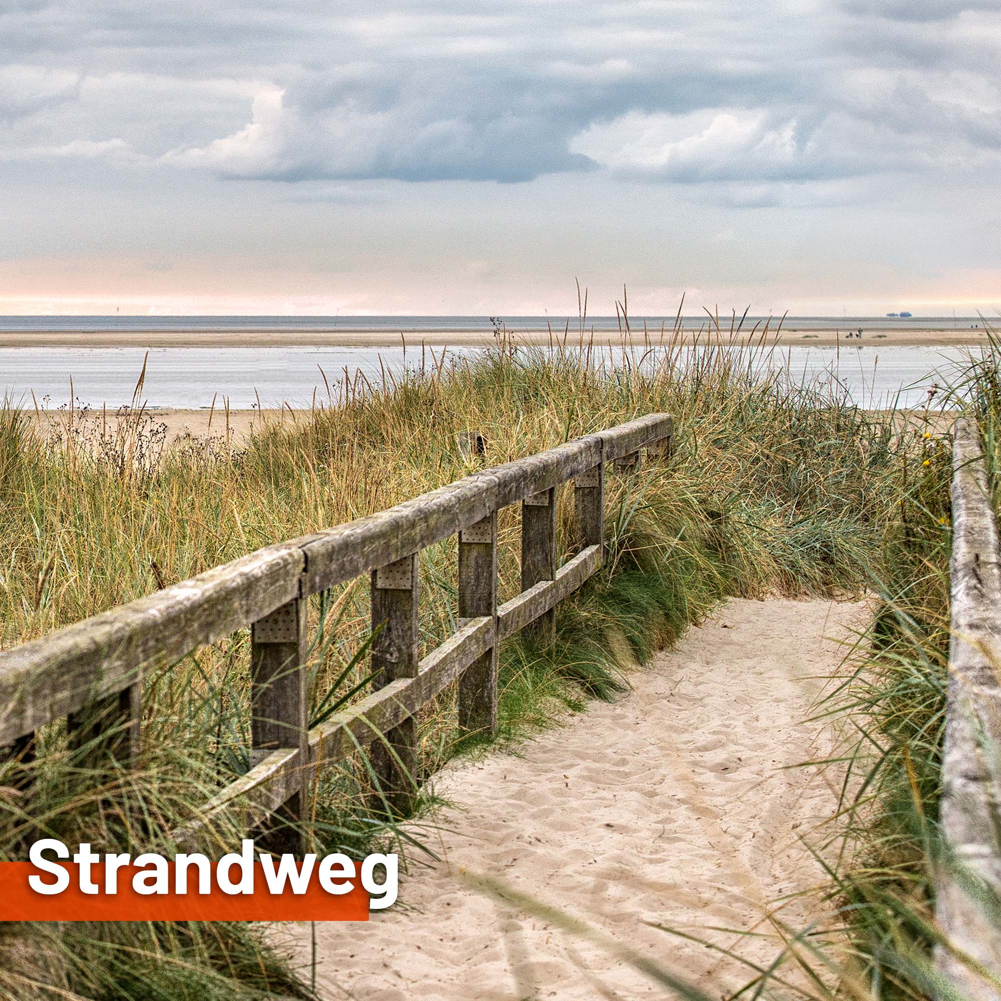 Textile sun sail BEACH PATH 200cm high