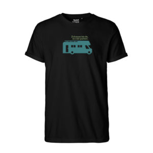 Männer T-Shirt Roll Up Ärmel "Wohnmobil Zuhause"