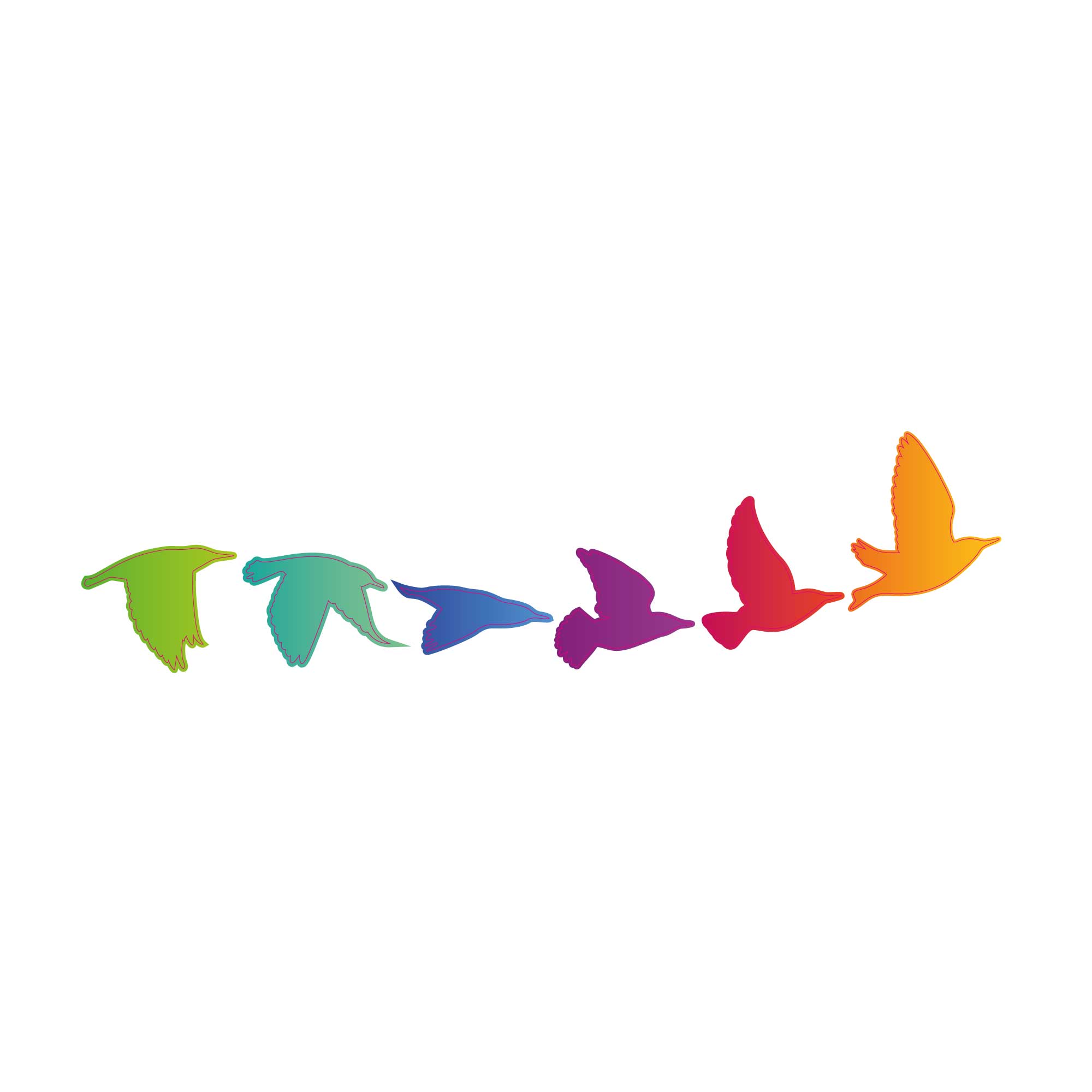 Sticker "Bird Flight"