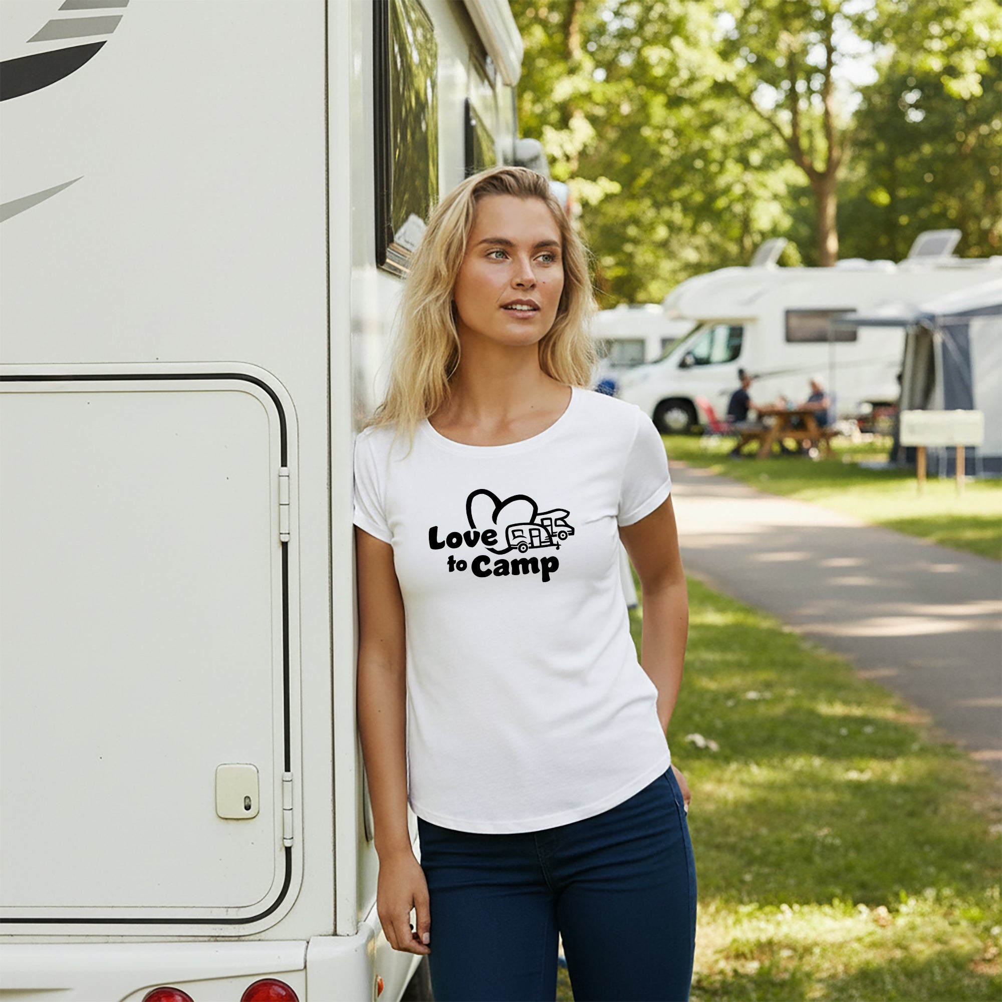 CamperInnen T-Shirt "Love to Camp"
