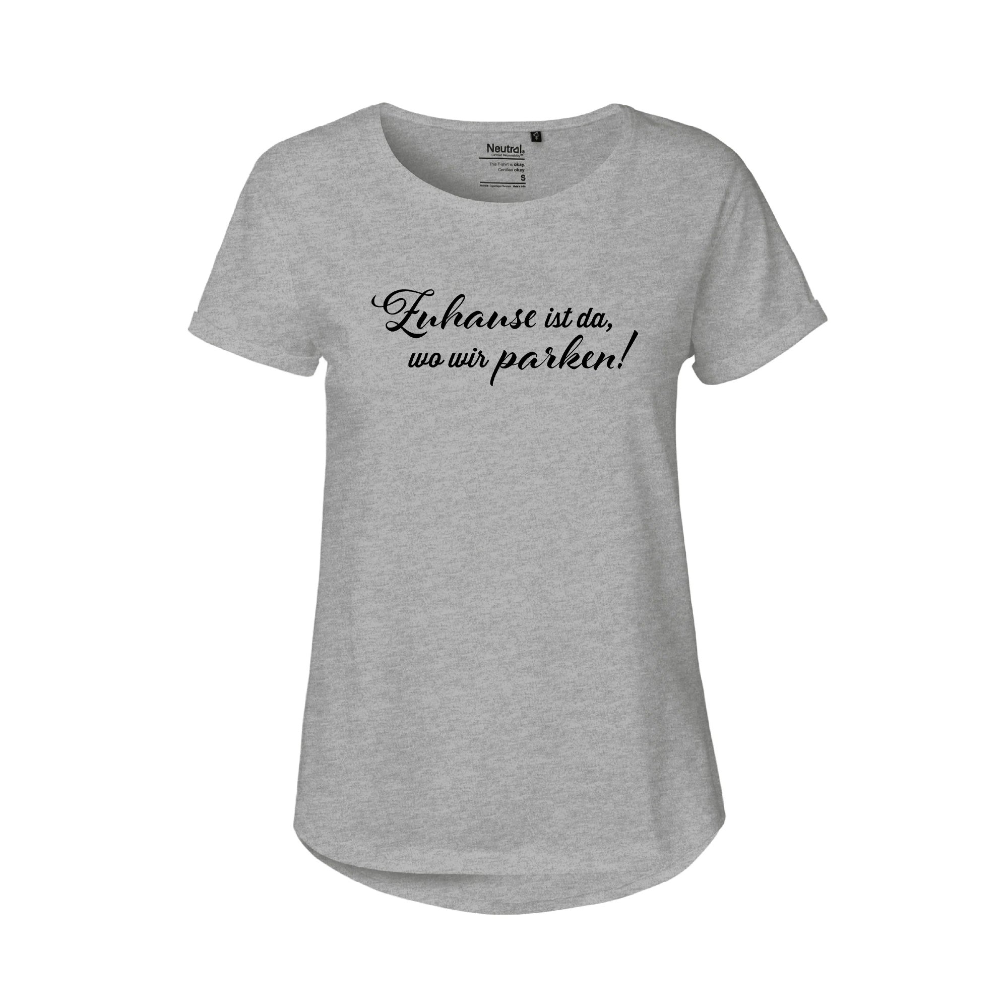 CamperInnen T-Shirt "Zuhause ist, wo wir parken"