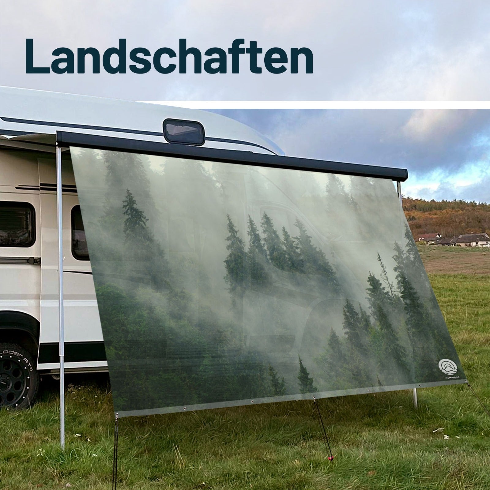 Sonnensegel Landschaften Motive