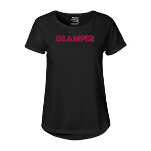 Mädels T-Shirt Roll Up Ärmel "Glamper"