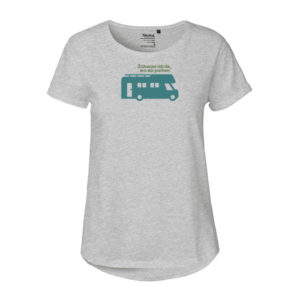 Mädels T-Shirt Roll Up Ärmel "Wohnmobil Zuhause"