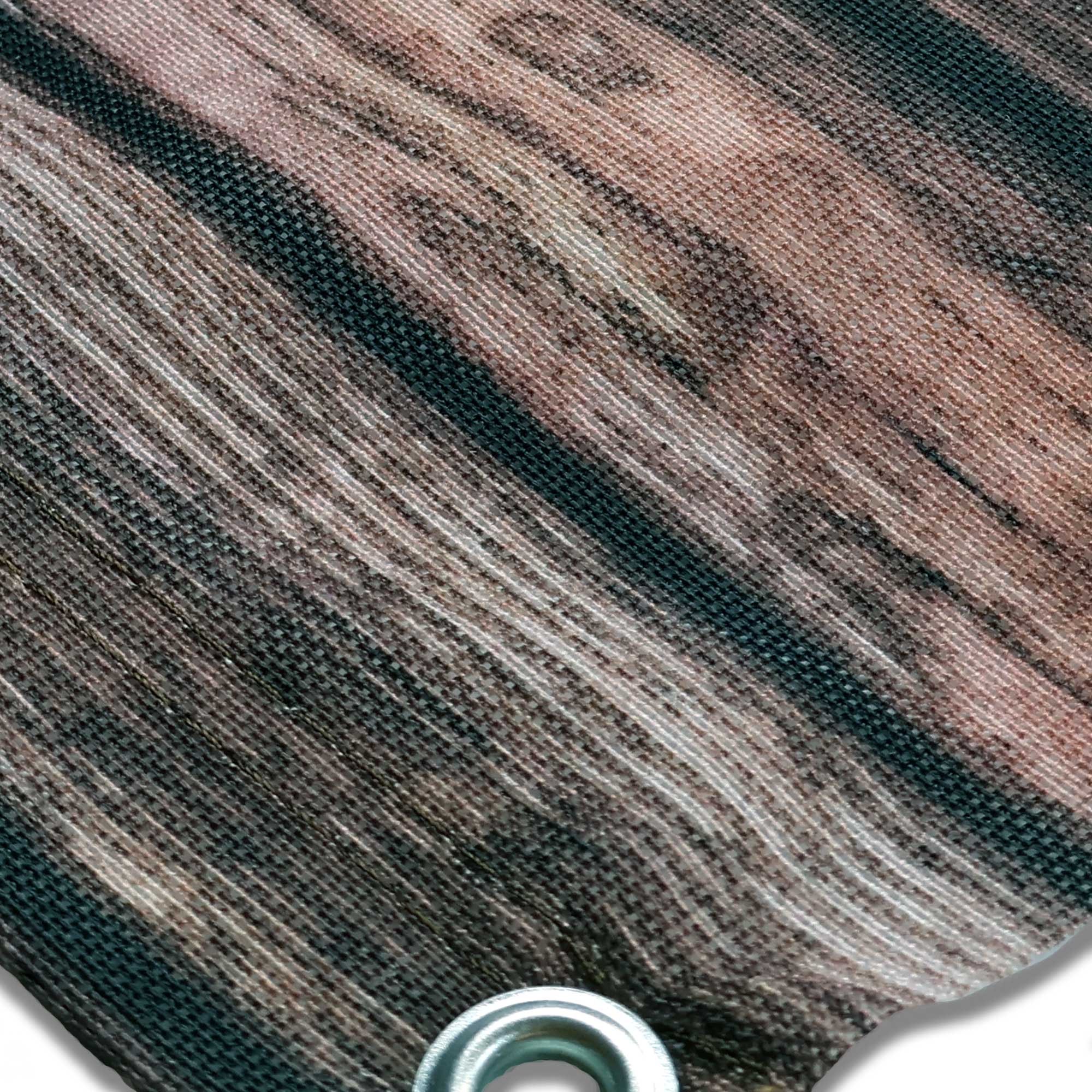 PREMIUM Vorzeltteppich mit abnehmbarer Windschürze - "Vintage Holz"