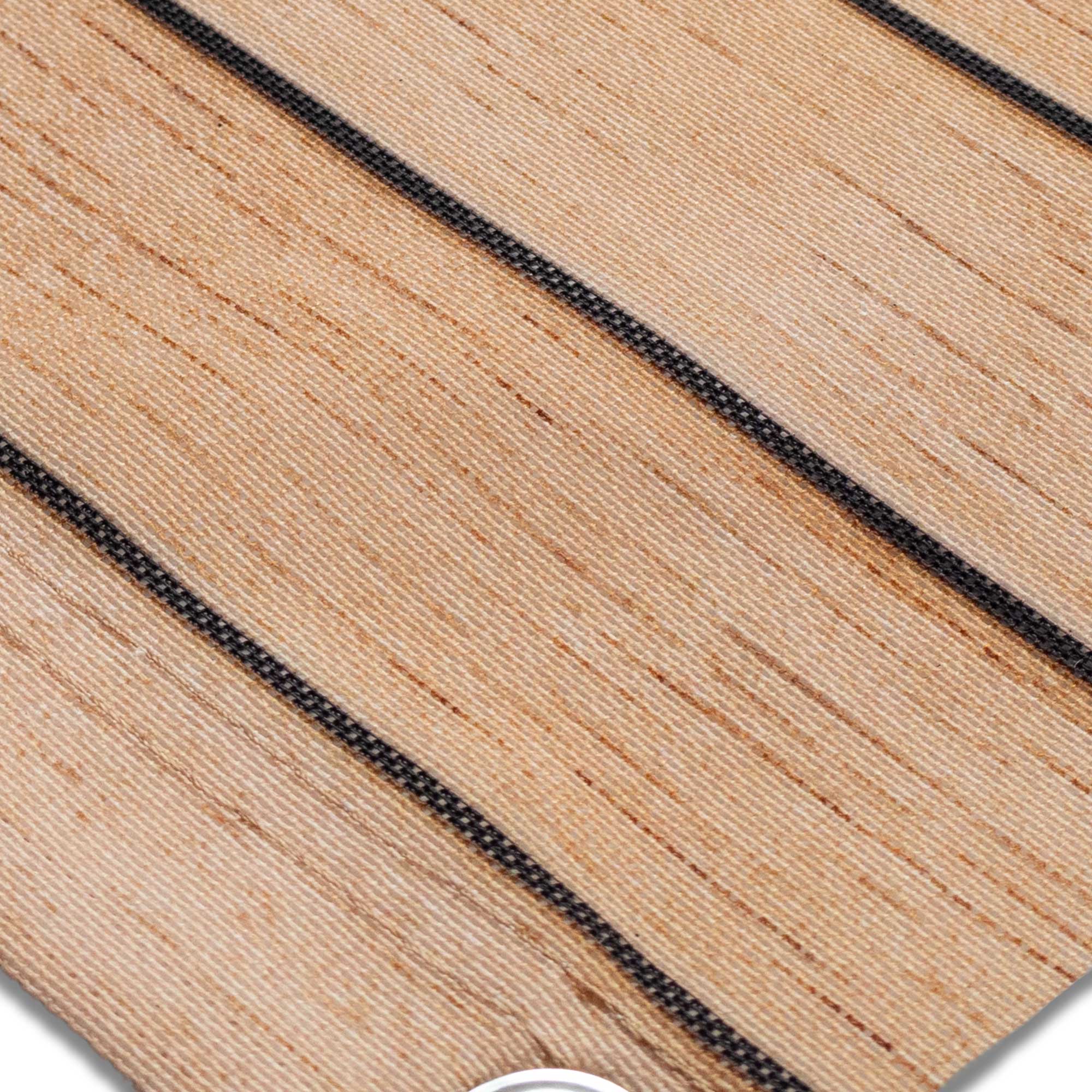 PREMIUM Vorzeltteppich mit abnehmbarer Windschürze - "TEAK"
