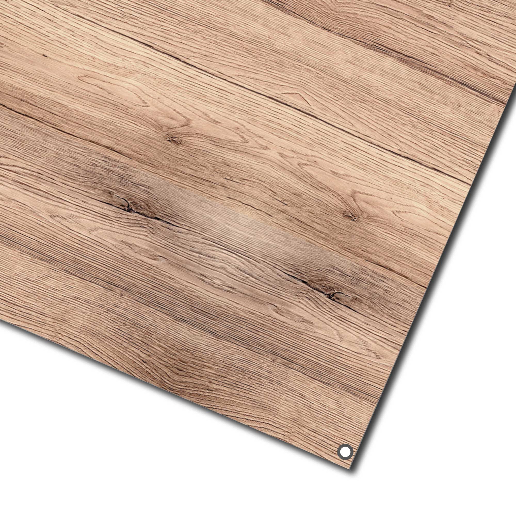 one-piece PVC awning carpet - "wooden deck"