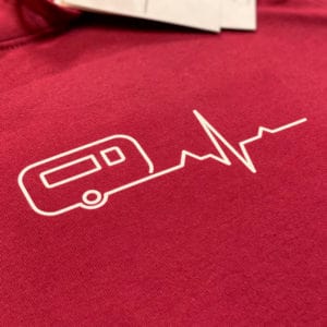Mädels Hoodie "Camping-Puls"