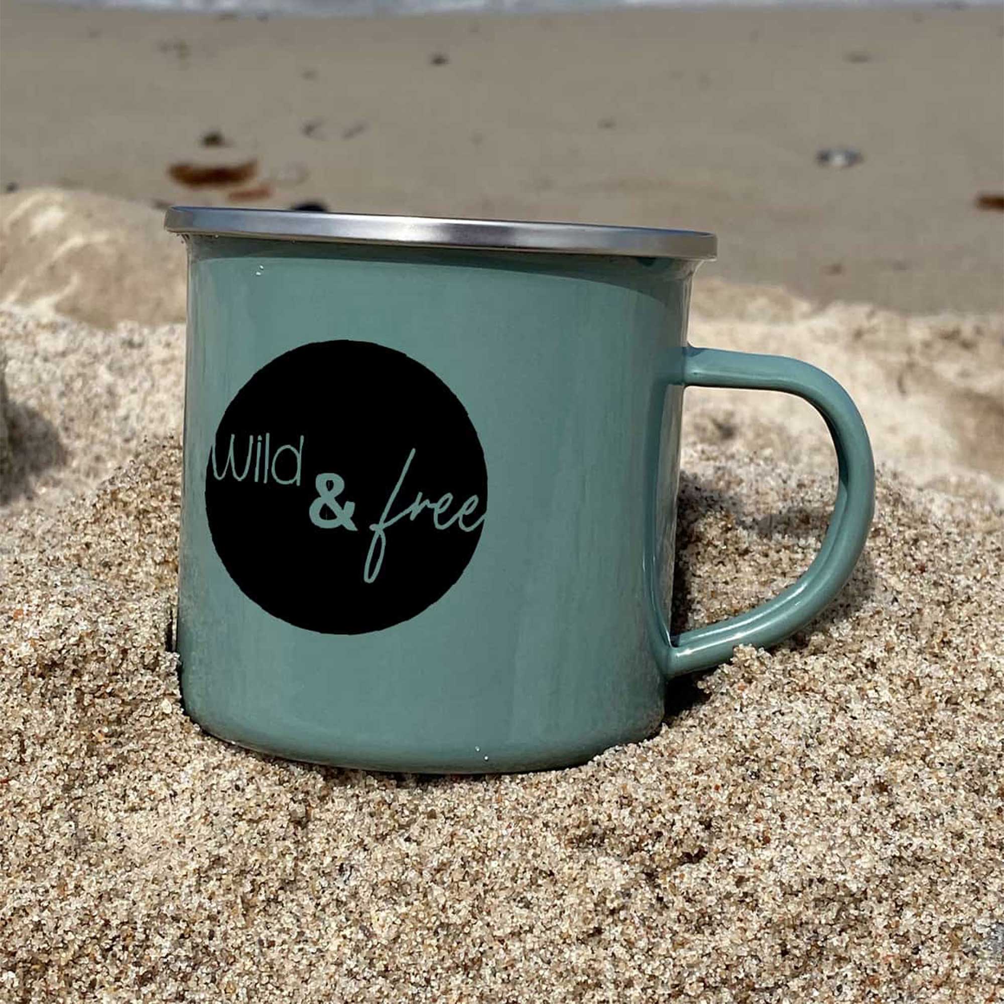 Enamel favorite cup