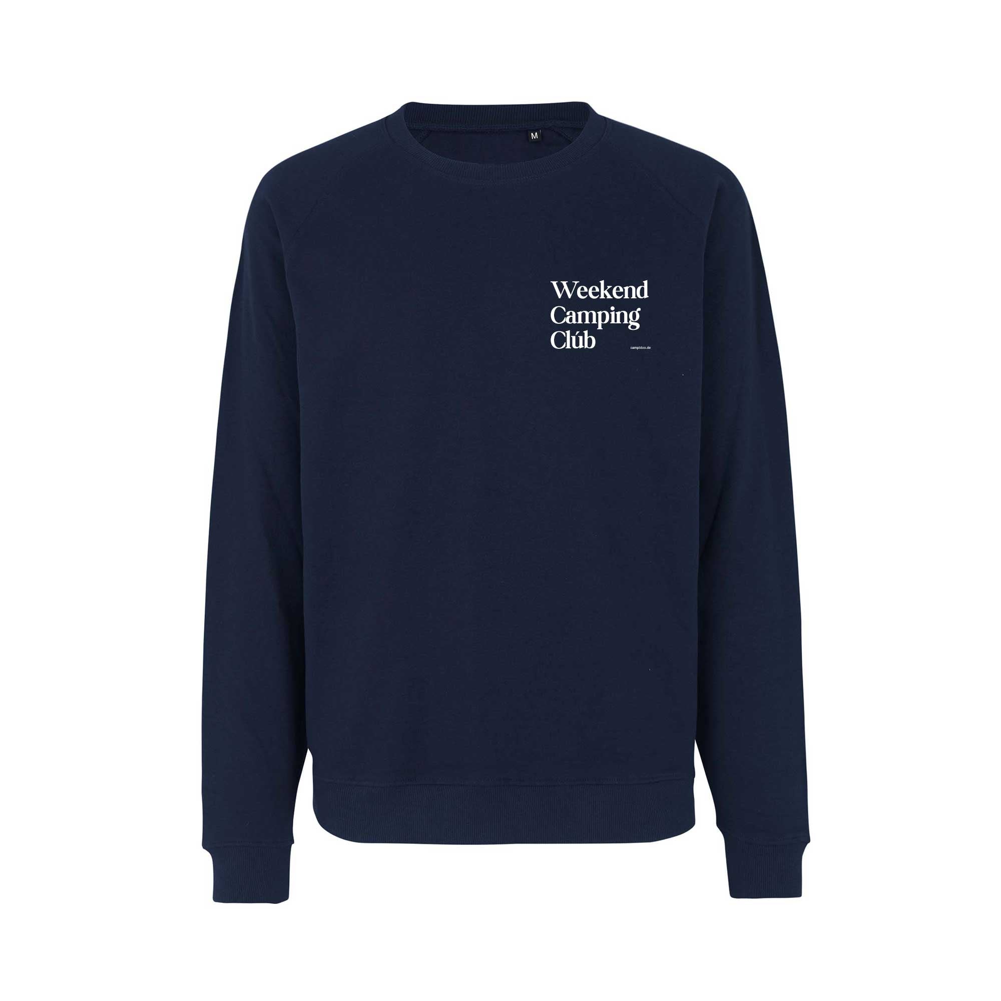 Oversized Sweatshirt NAVYBLAU "Weekend Camping Club"