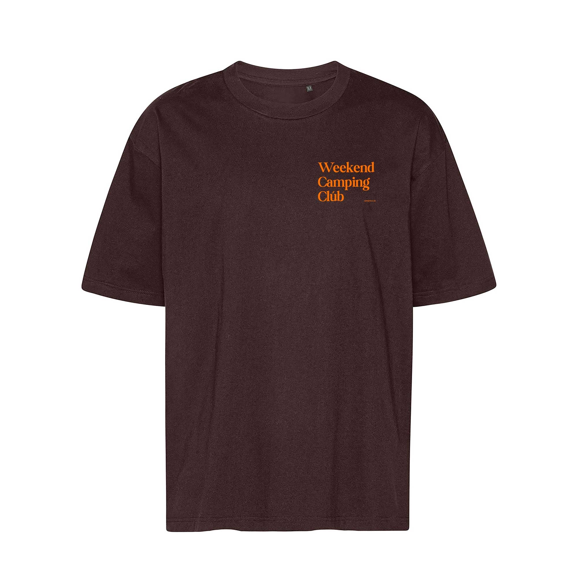 Oversized T-Shirt BRAUN "Weekend Camping Club"