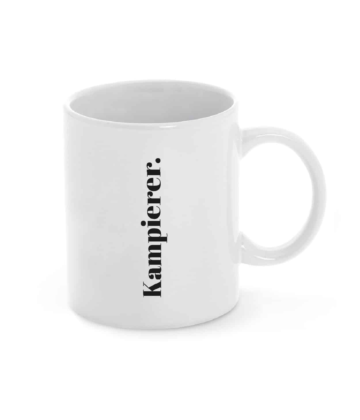 Keramiktasse "Kampierer"