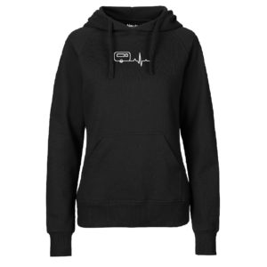 Mädels Hoodie "Camping-Puls"