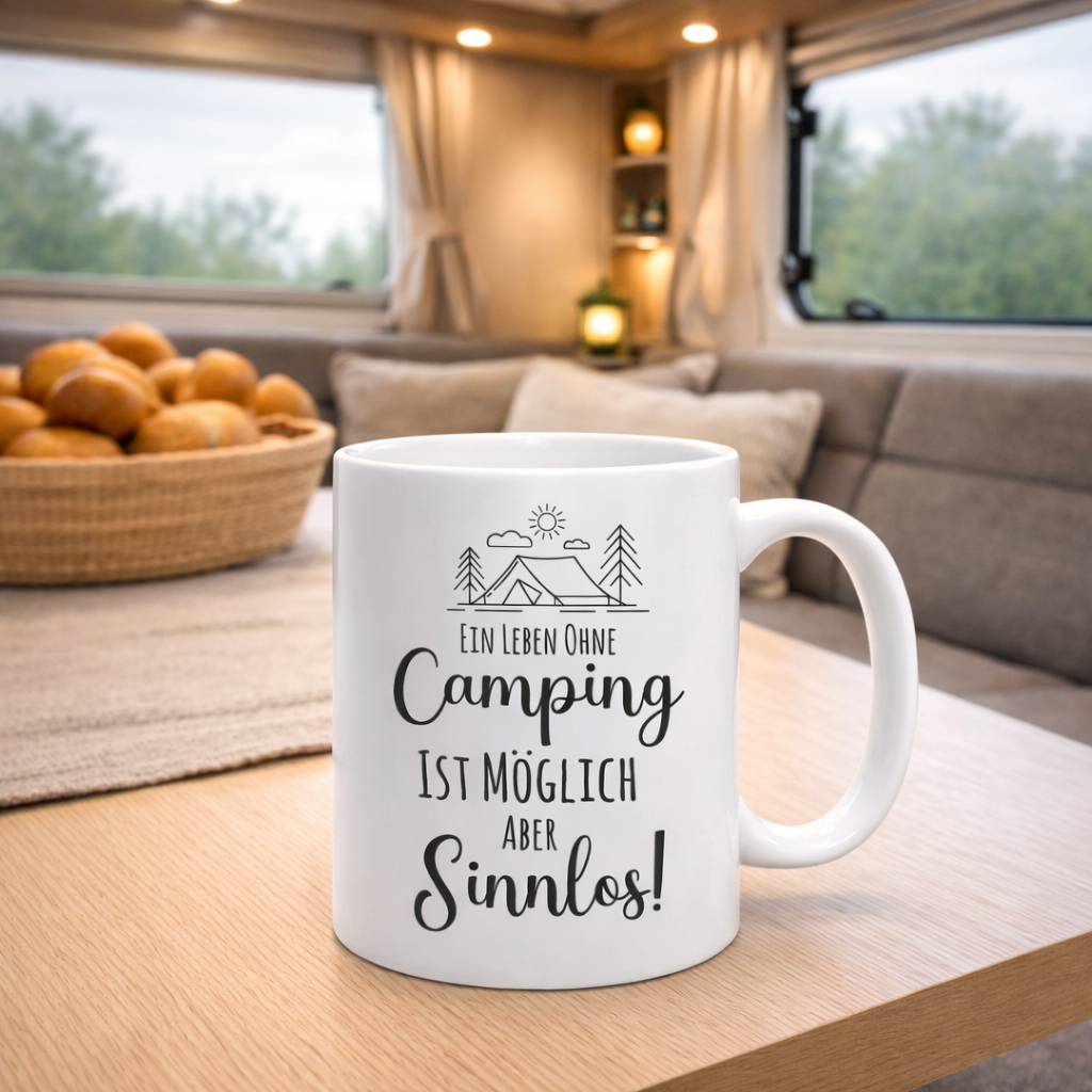 Camping Tasse - Leben ohne Camping ?!