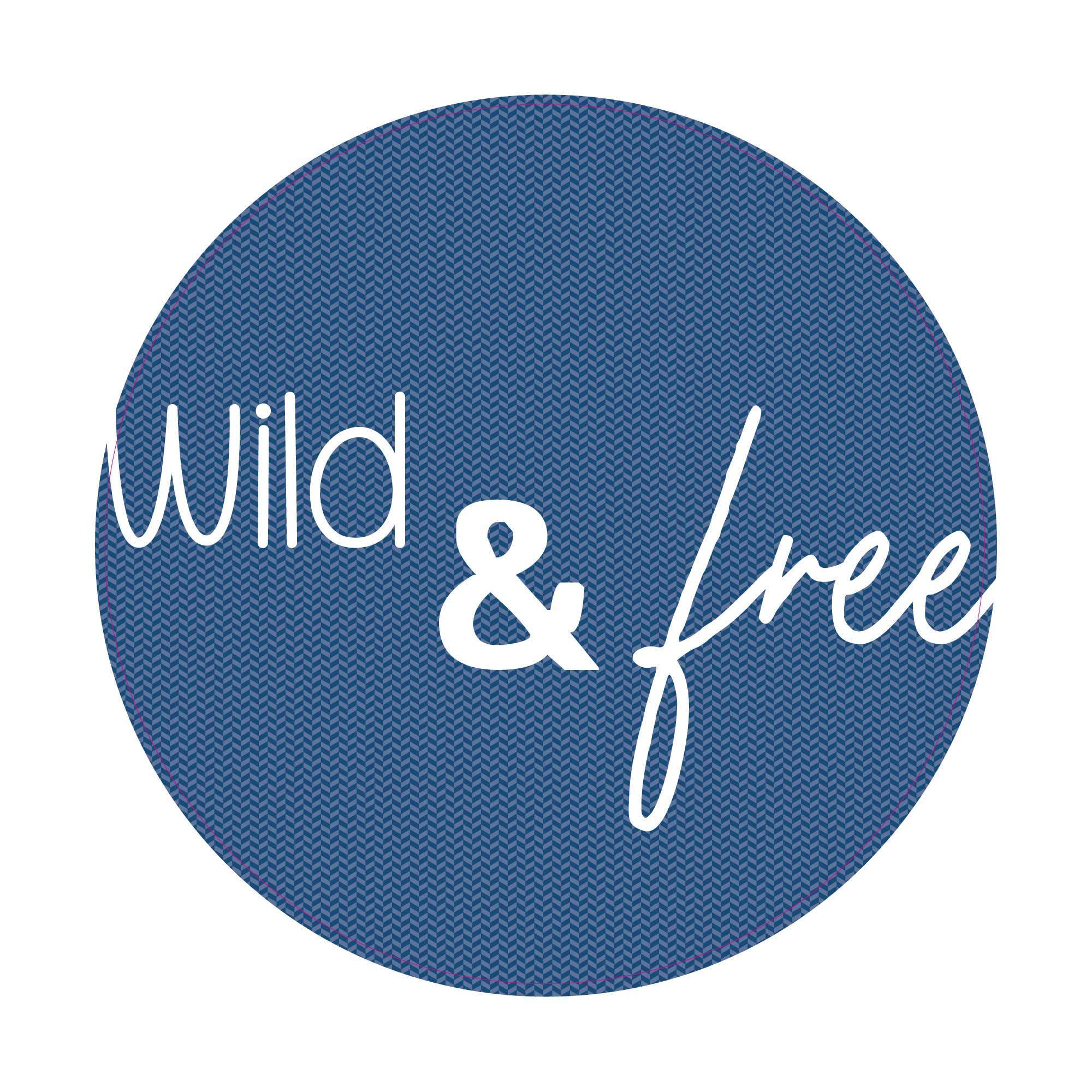 Camping Aufkleber "Wild & Free"