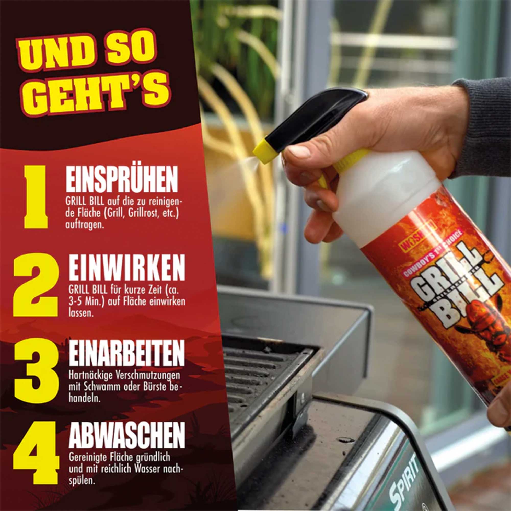 WOSHUP Grill Bill grill cleaner