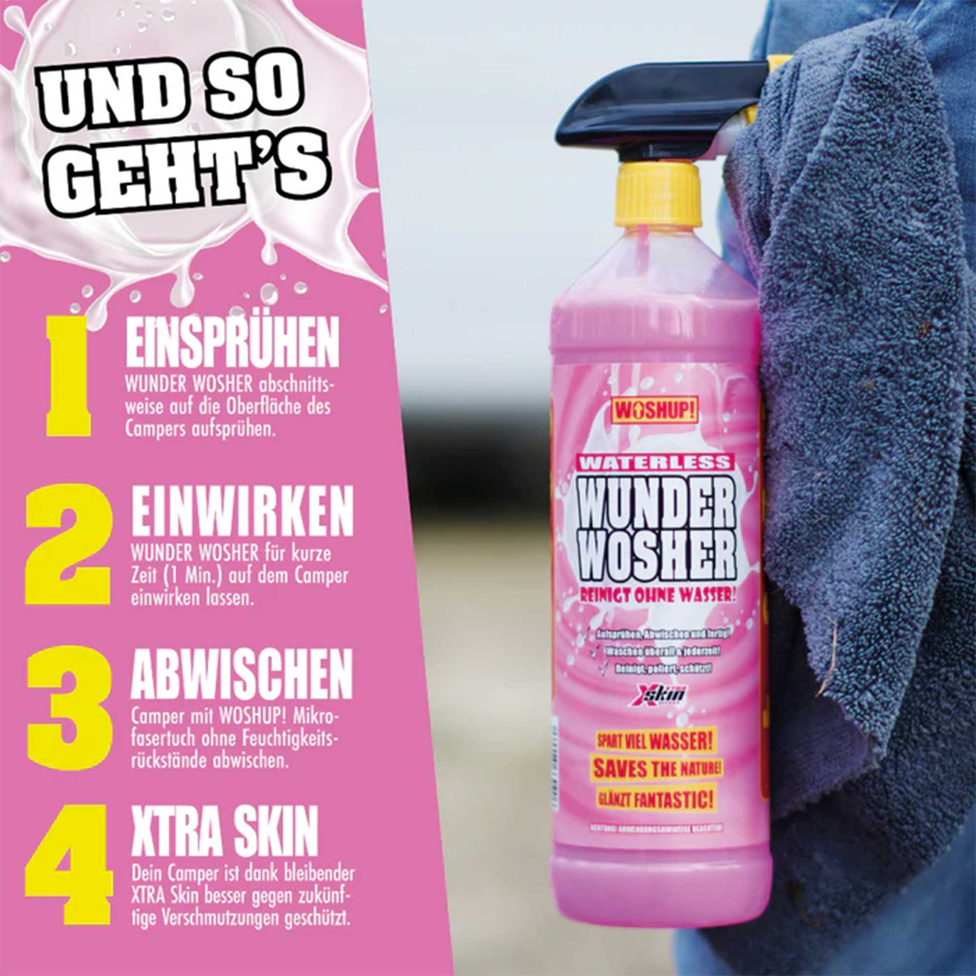 WOSHUP Waterless Wunder Wosher