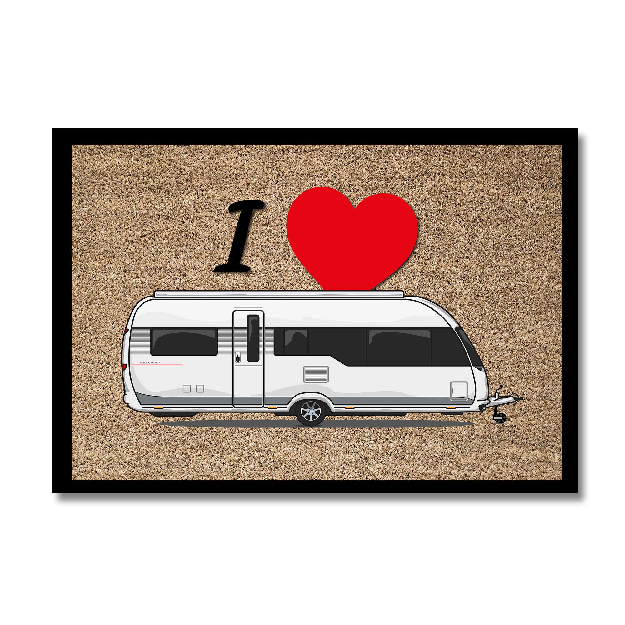 Camping Fussmatte - "dein Camper" - personalisierbar