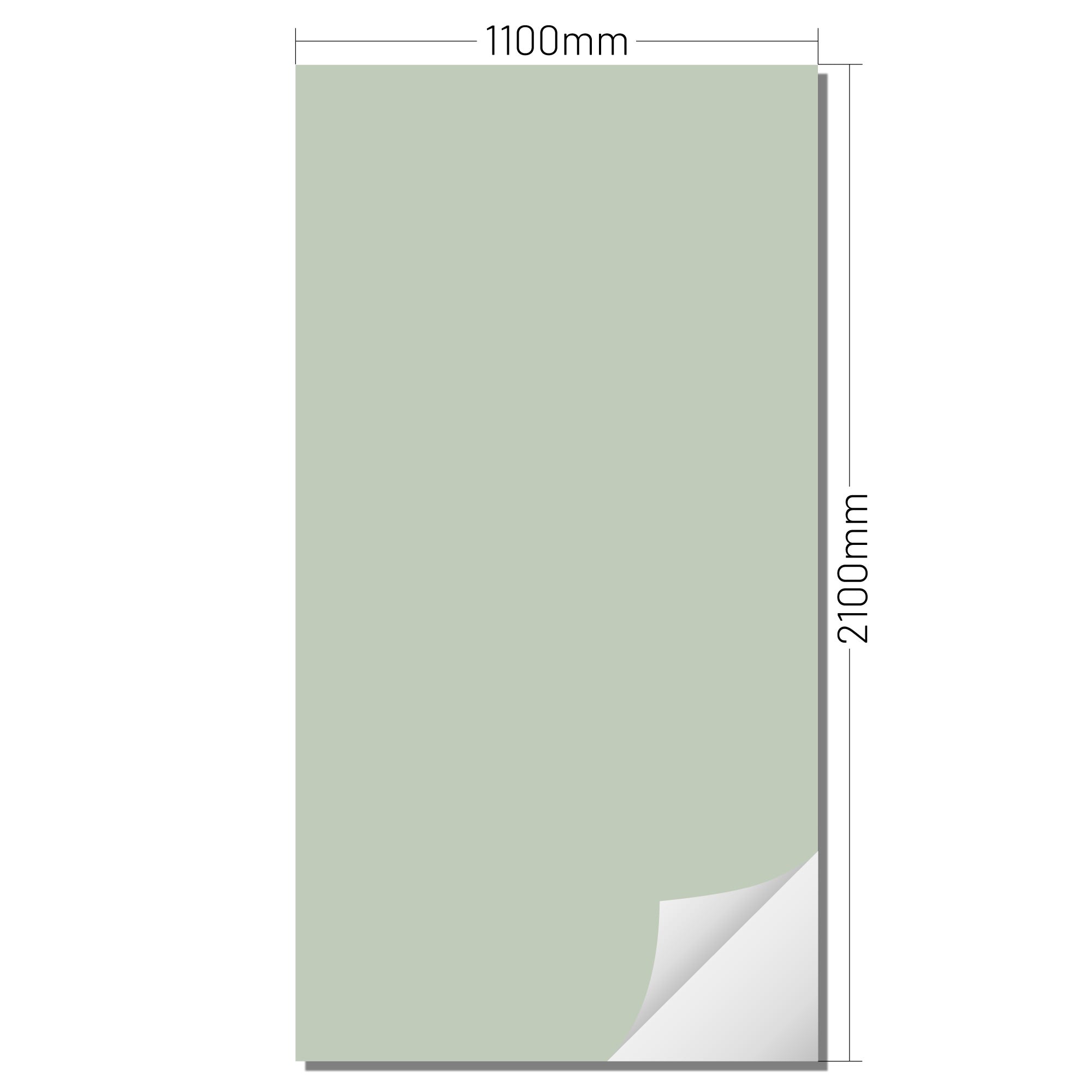 XXL Wand Dekorfolie "Salbei"