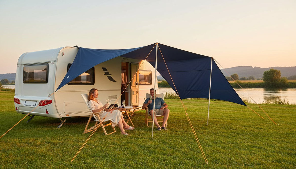 tent cape Gatewood automatische Markisensteuerung Frankana Freiko Freiko 2 youve got plenty of Roof Colour:Blue