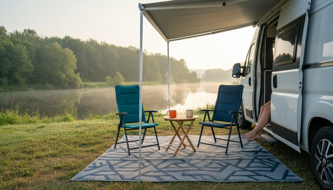 Vorzeltteppich Guide 2026: So findest du den perfekten Boden für dein Camping-Paradies