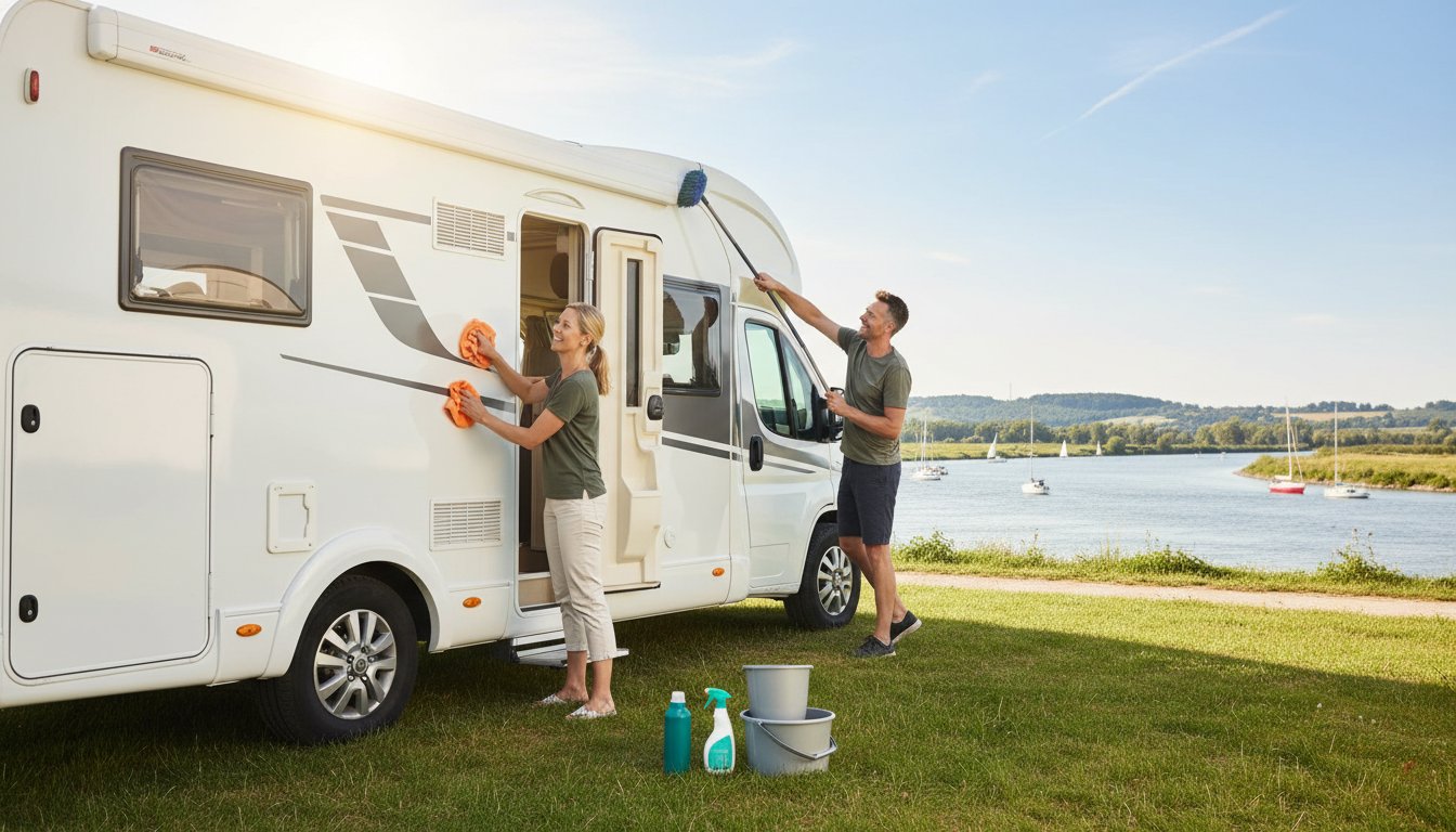 Reinigungsmittel für Campingfahrzeuge: Die ultimative Checkliste für 2026