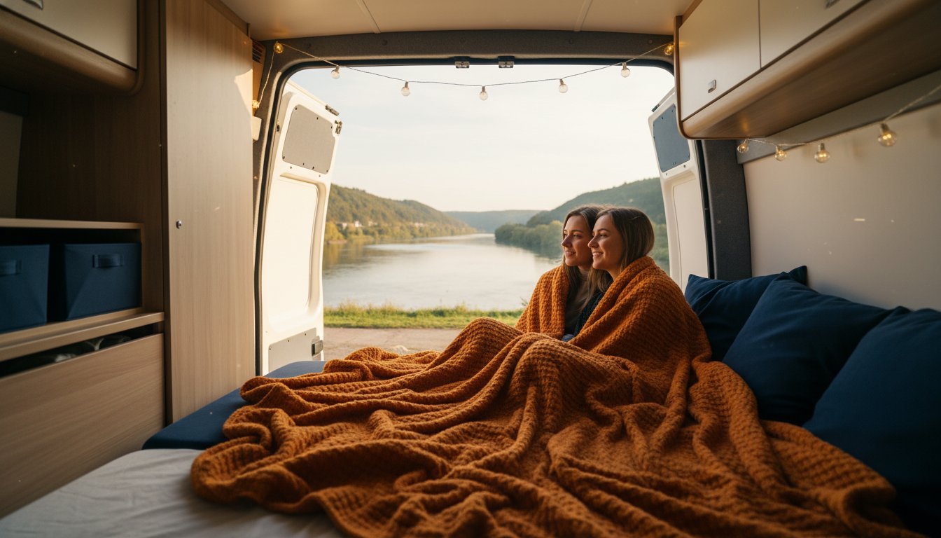 Decke zum Kuscheln im Camper: Die besten Kuscheldecken für dein mobiles Zuhause
