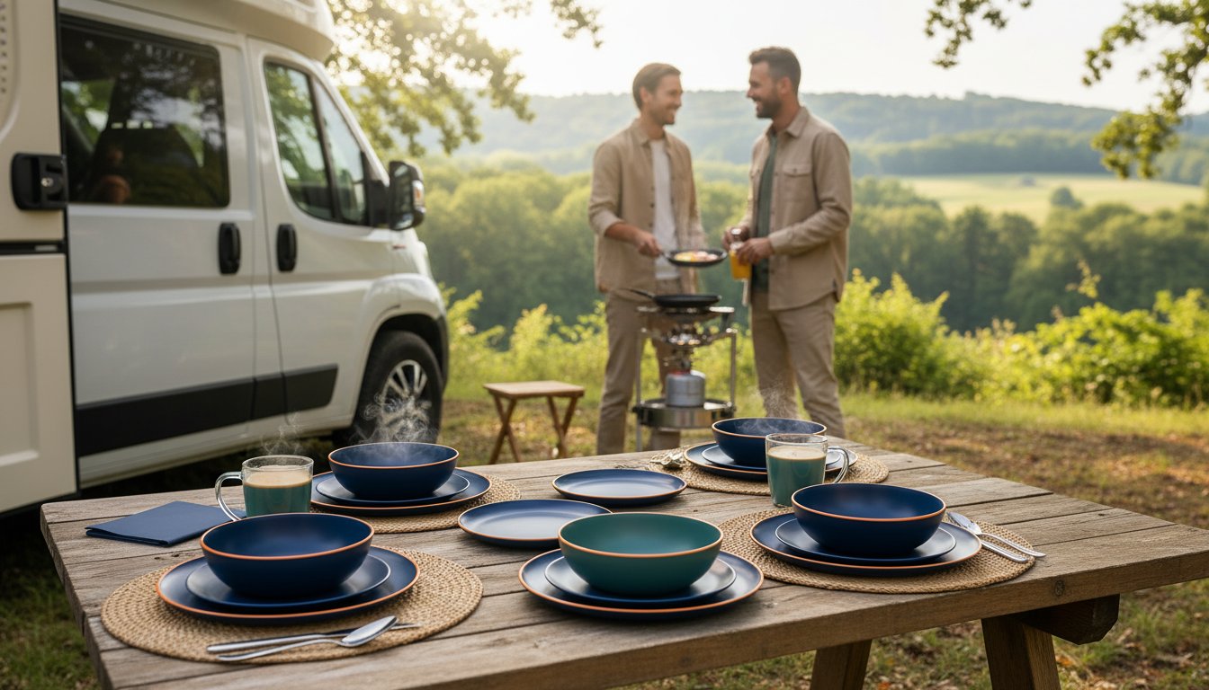 Melamin Geschirr Set für 4 Personen: Der ultimative Kaufberater für Camper 2026