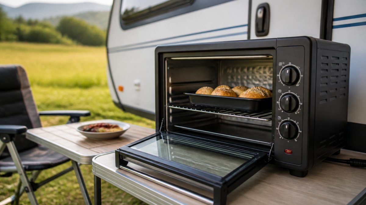 Camping-Backofen für kleine Wohnwagen: Test 2026