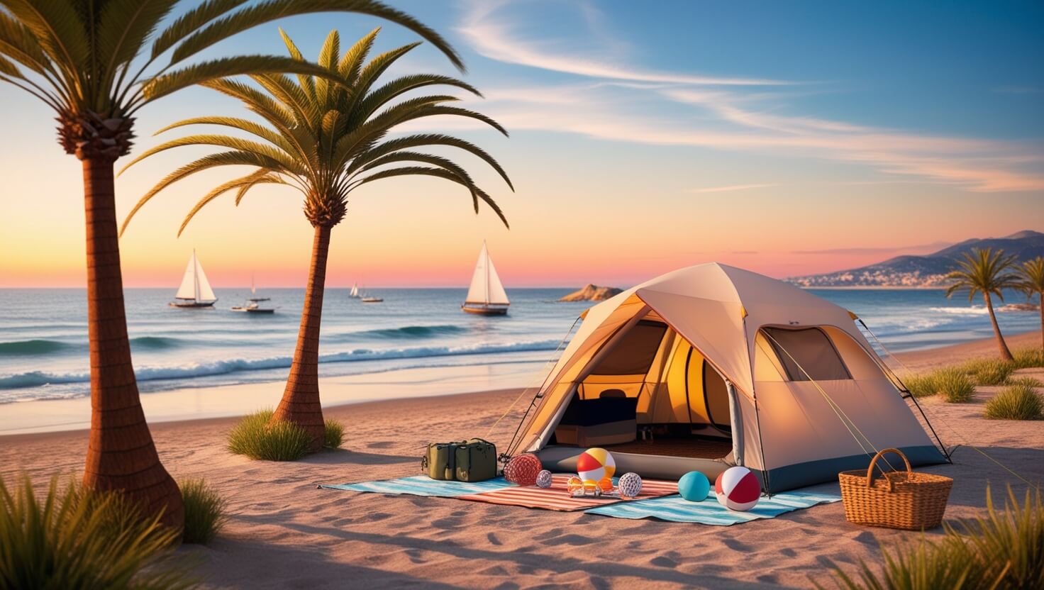 Spanien Camping am Meer