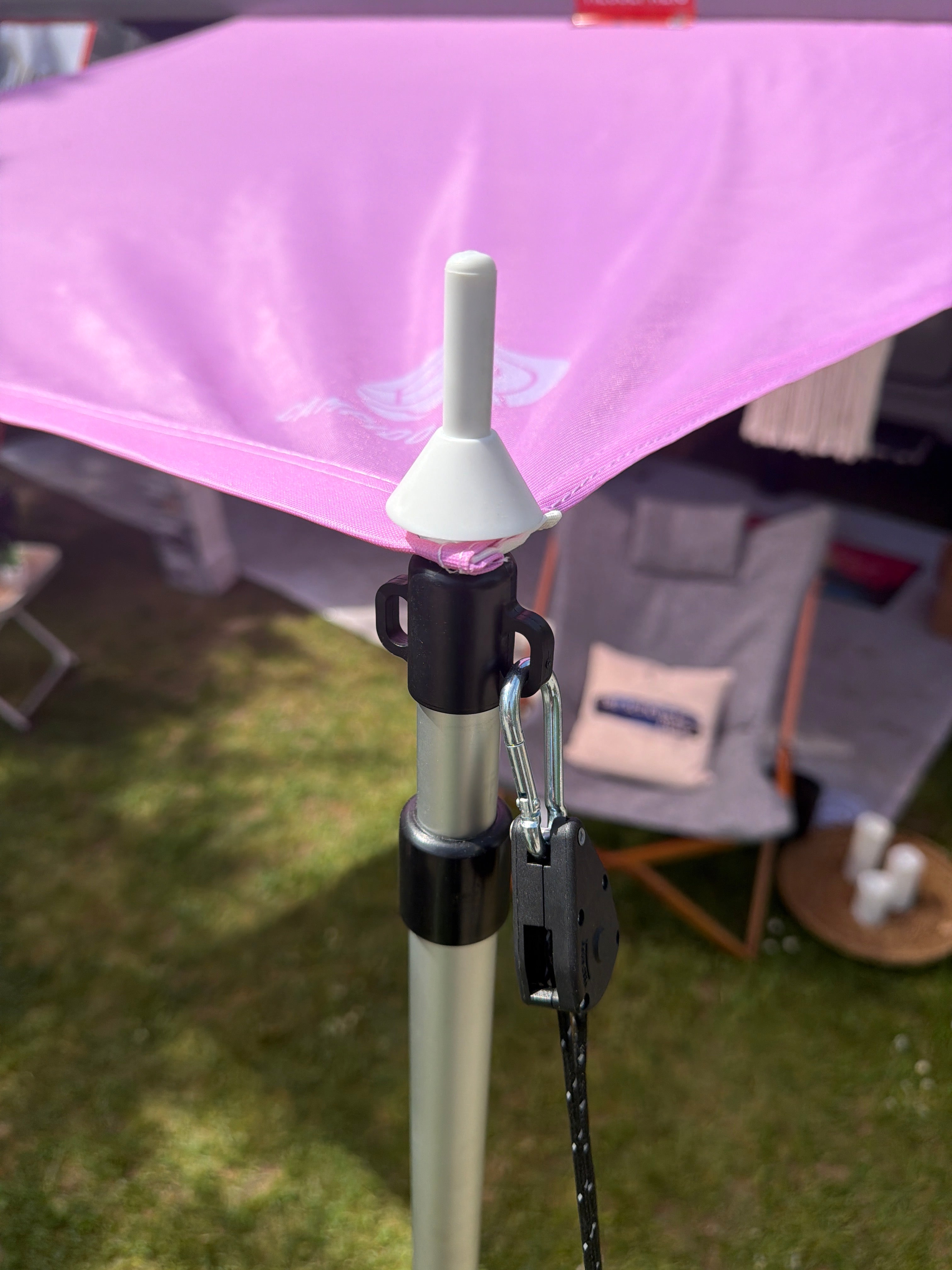 Aluminum support pole 95cm-235cm