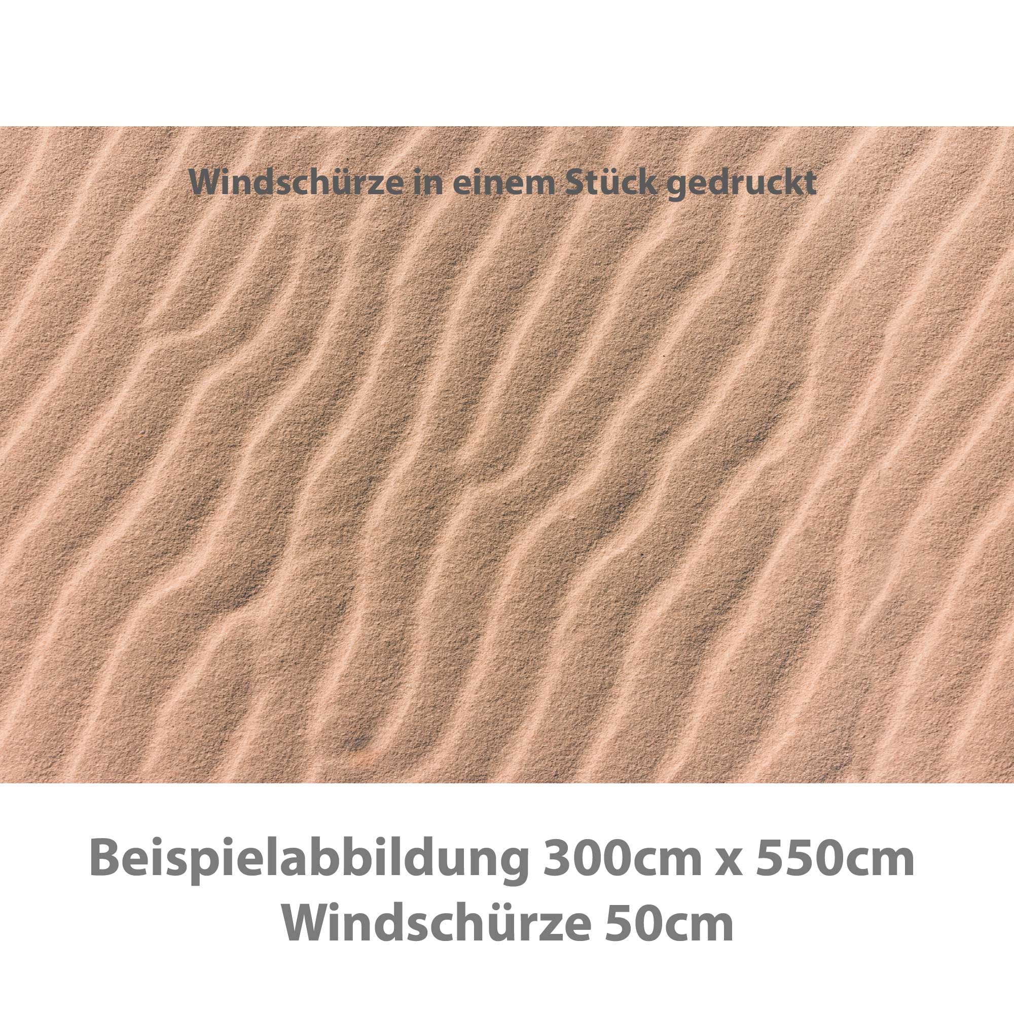 Einteiliger PVC Vorzeltteppich - "Sand"