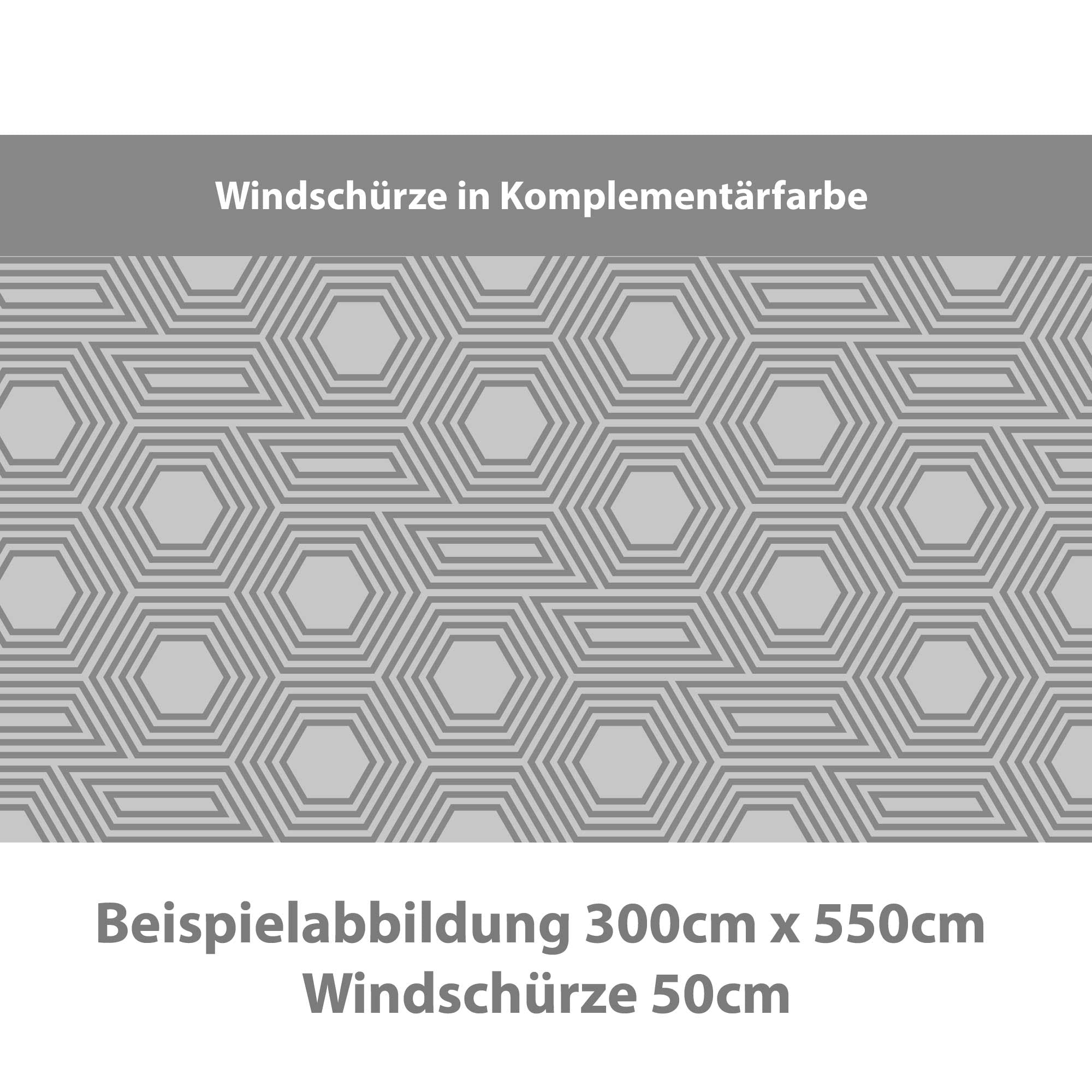 PREMIUM Vorzeltteppich für WIGO Rolli Plus - "gemustertes Weiss"