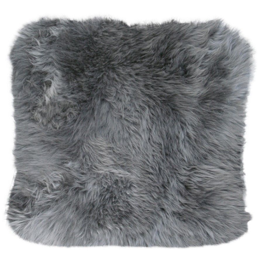 Lammfell-Kissen 45 × 45 cm