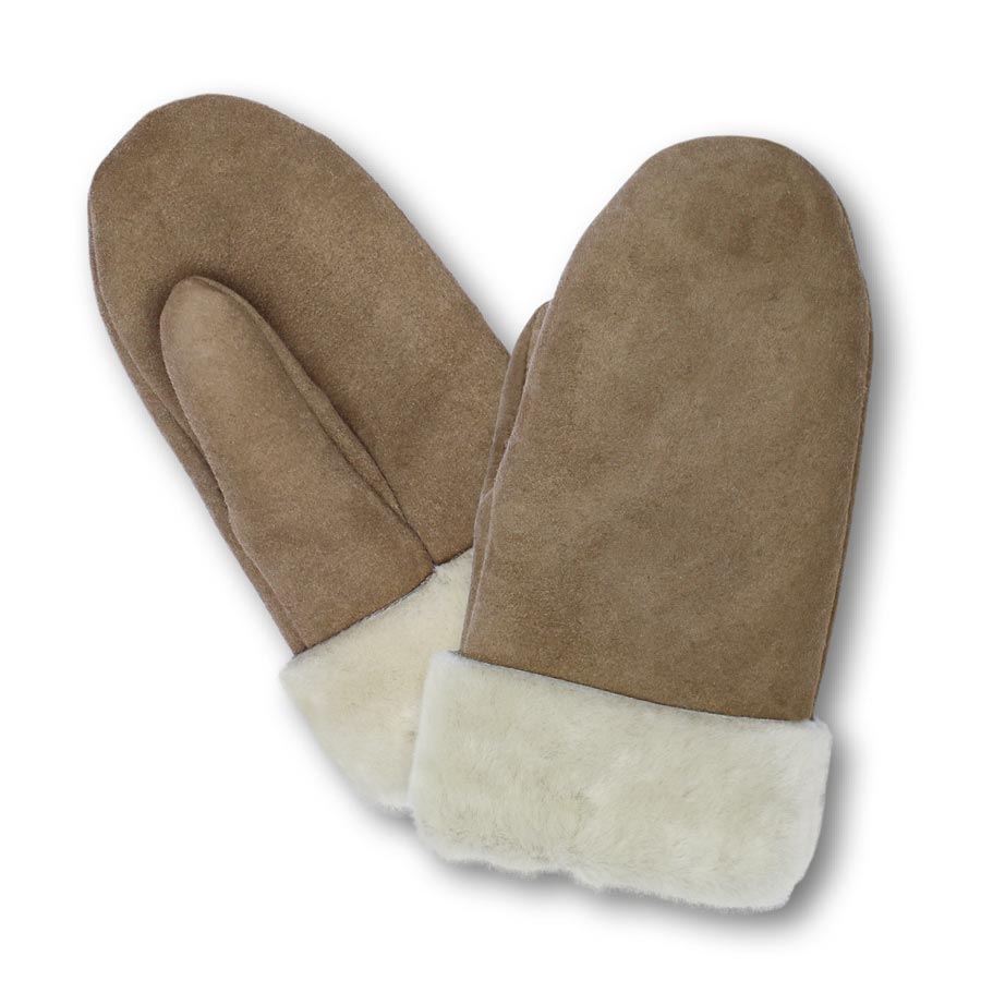 Lammfell-Fausthandschuhe Damen