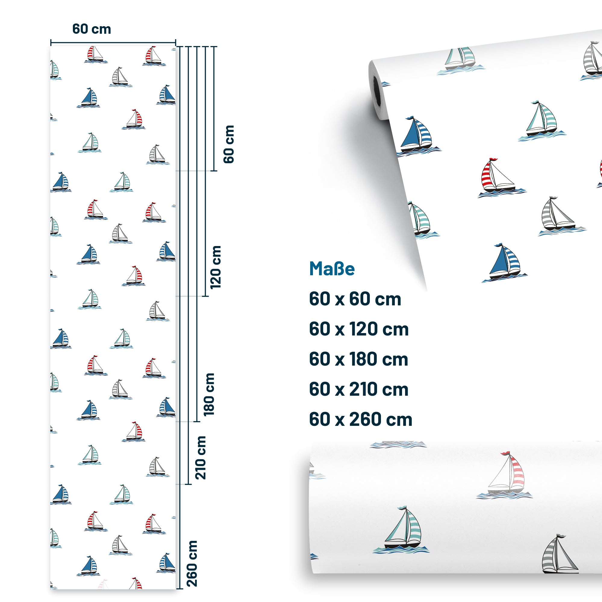 Möbelfolie Segelboote
