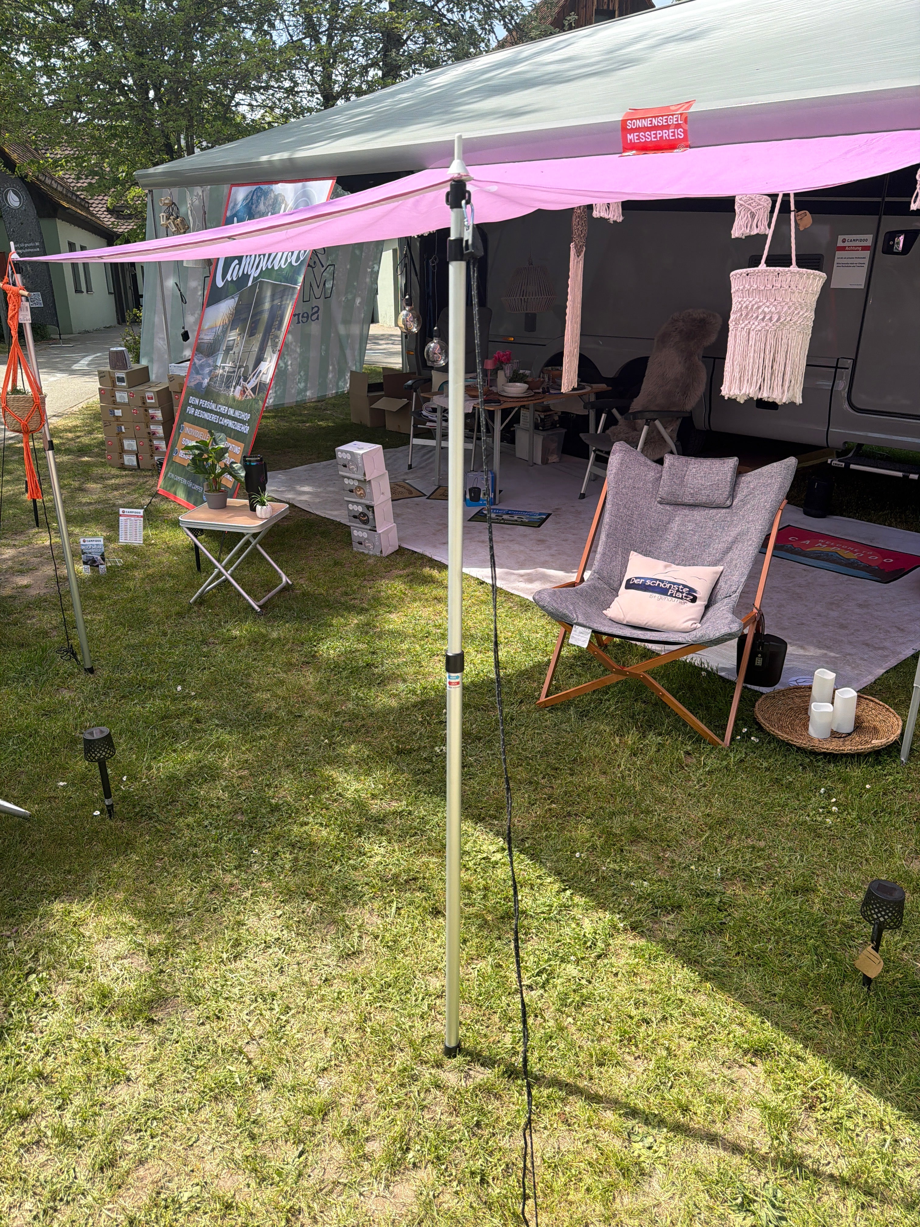 Aluminum support pole 95cm-235cm