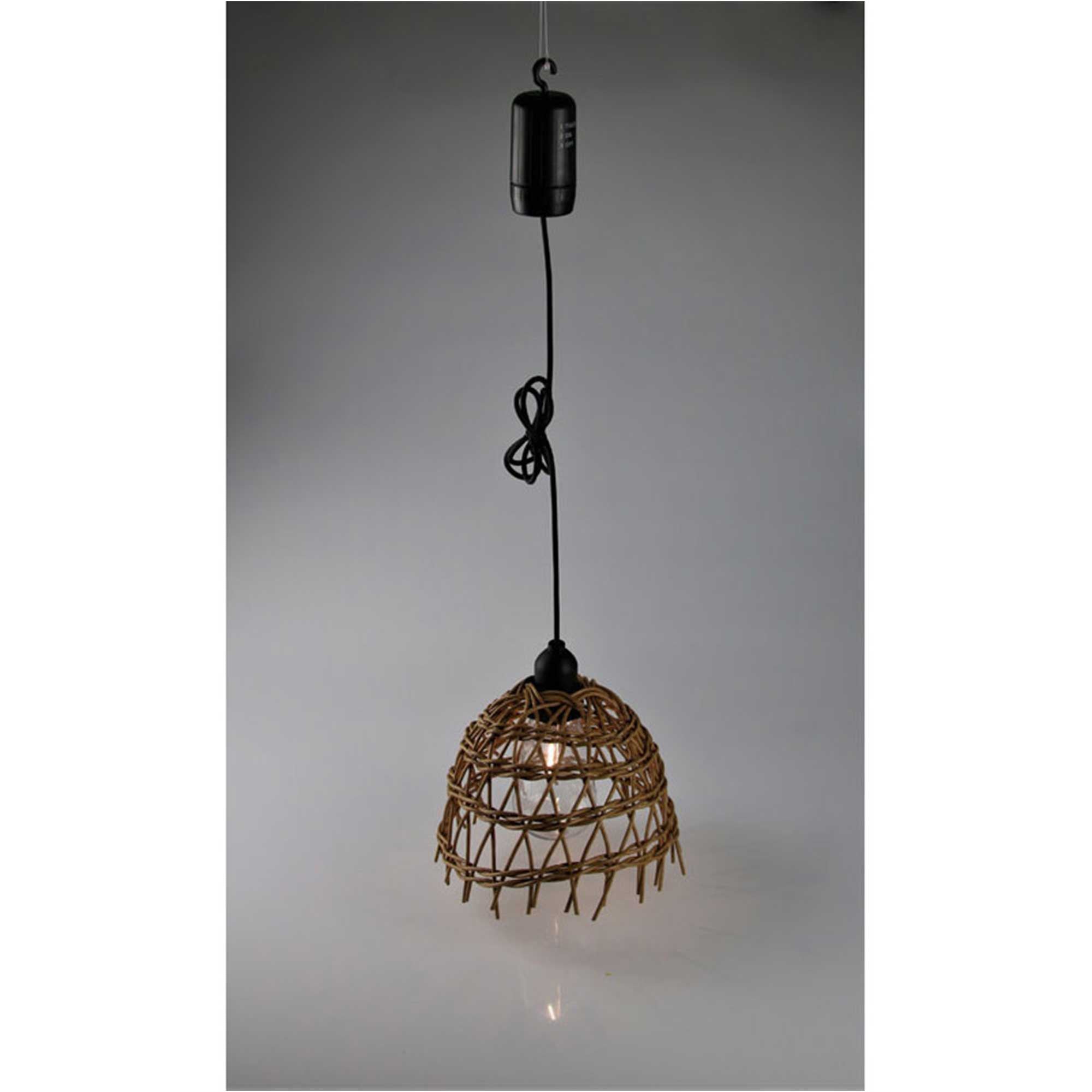 Rattan Campinglampe